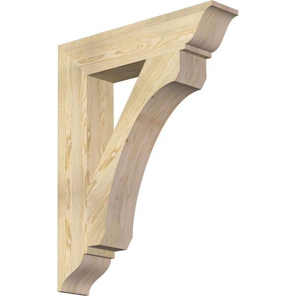 Ekena Millwork Legacy Traditional Rough Sawn Bracket, Douglas Fir, 6"W x 30"D x 38"H BKT06X30X38LEC01RDF - main
